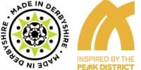 Made in Derbyshire and Inspired by the Peak District Logos