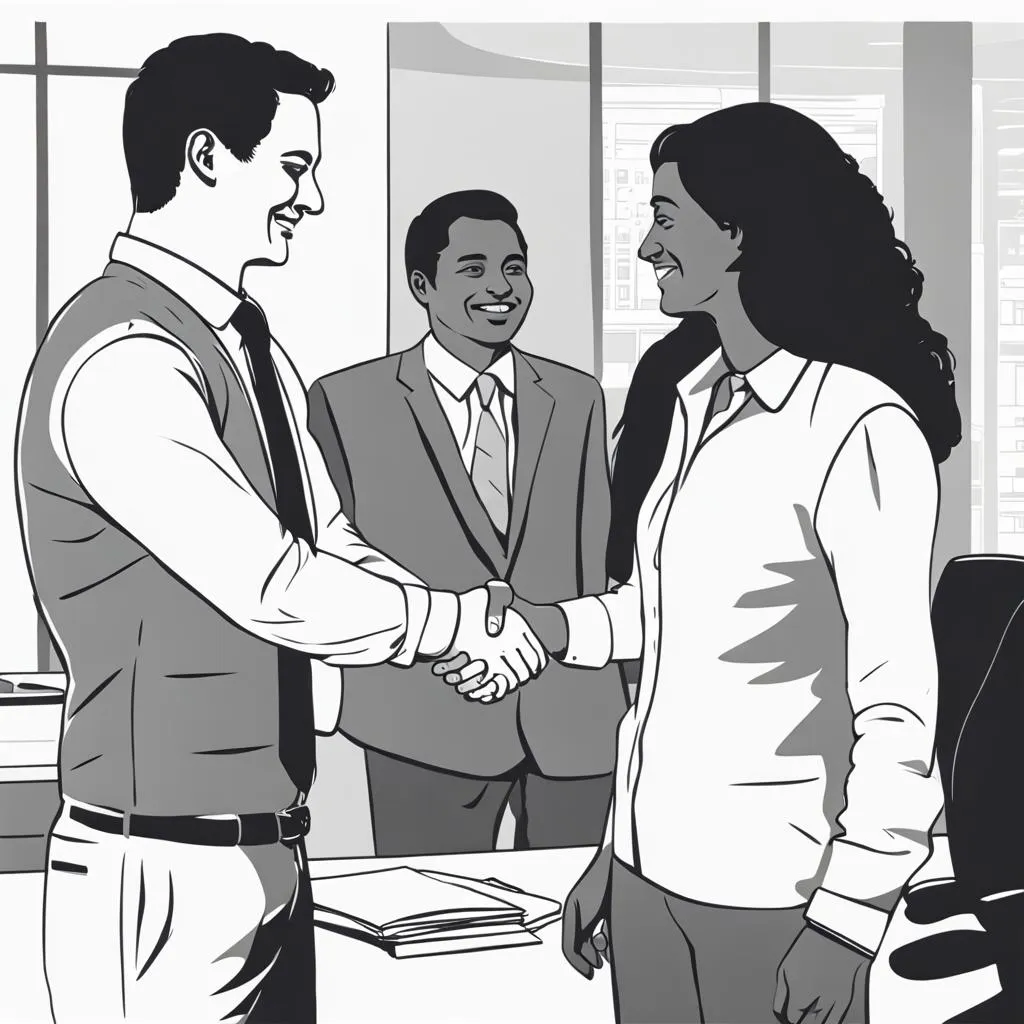 image depicting face to face or in person meetings