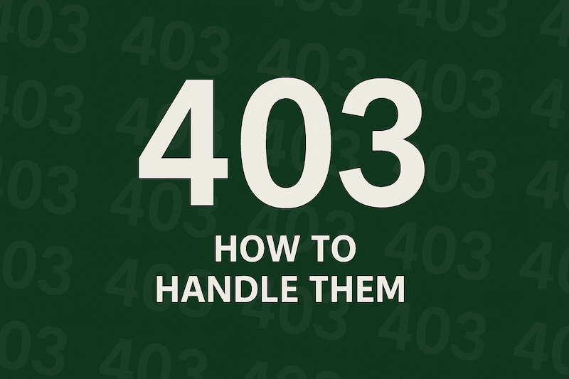 403 errors