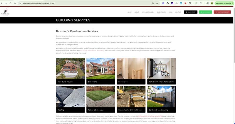London construction company - Marketing Case Study
